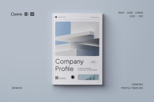 Minimalist Company Profile Template – Benmoo