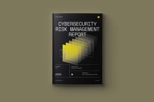 Minimalist Dark Cyber Security Report – Cybeuch