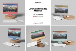 Minimalist Desktop Mockup