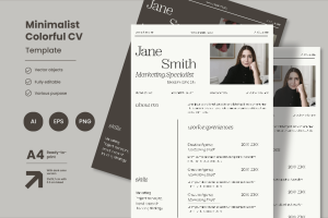 Minimalist Elegant CV Template