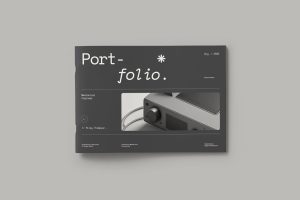 Minimalist Engineer Portfolio Template – Enginia