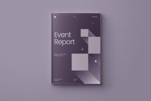 Minimalist Event Report Template – Qubicco