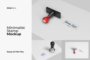 Minimalist Stamp Mockup