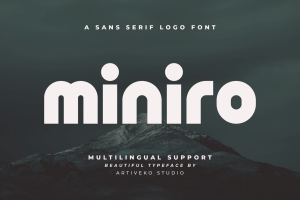Miniro Logo Font