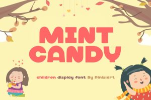 Mint Candy – Kids Display Font