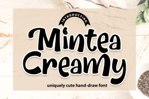Mintea Creamy | Uniquely Cute Hand-Draw Font