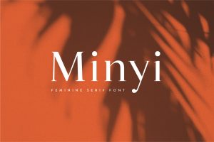 Minyi – A Feminine Serif Typeface