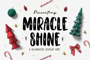 Miracle Shine – Christmas Font