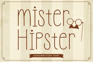 Mister Hipster – Fun Handwritten Font