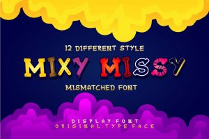 Mixy Missy – Fun Display Font