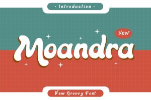 Moandra – Groovy Font