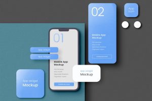 Mobile App Screen Mockup
