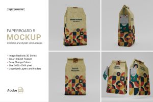 Mockup Packaging Coffee
