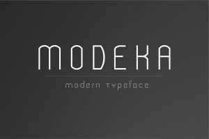 Modeka – Modern Font