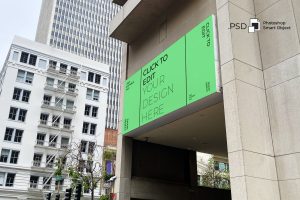 Modern Building Billboard Mockup