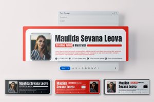 Modern Email Header