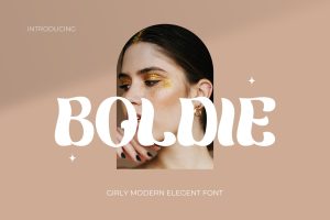 Modern Font – Boldie