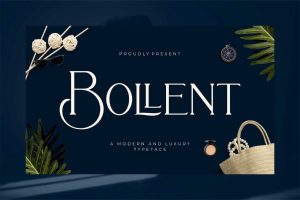 Modern Font – Bollent