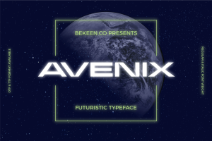 Modern Futuristic Font