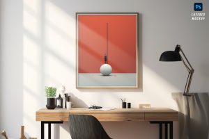 Modern Minimal Wall Art Mockup