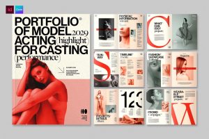 Modern Portfolio Magazine Layout