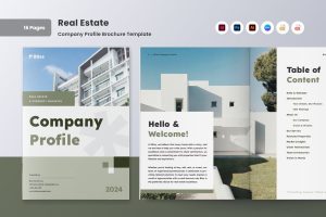 Modern Real Estate Company Profile Brochure