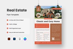 Modern Real Estate Flyer Template V3