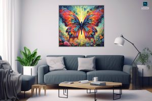 Modern Room Wall Art Mockup