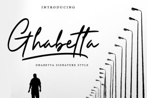 Modern Signature Font