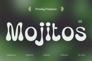 Mojitos – Groovy Font