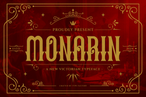 Monarin – Victorian Typeface
