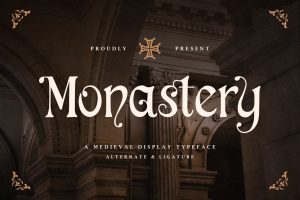 Monastery – A Medieval Display Typeface