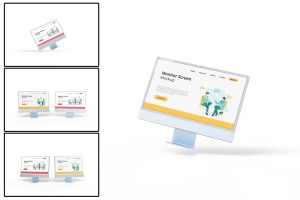 Monitor Screen Mockup