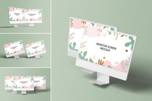Monitor Screen Mockup