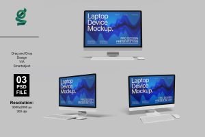 Monitor Screen Mockup
