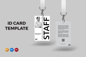 Monochrome – ID Card Template