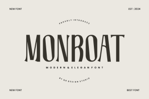 Monroat – Modern Font
