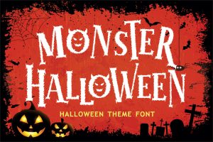Monster Halloween Font