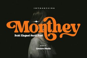 Monthey – Bold Elegant Vintage Display