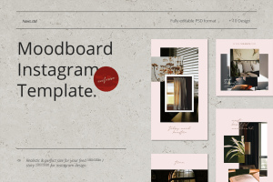 Moodboard Instagram Template