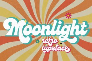 Moonlight – Groovy Disco Typeface