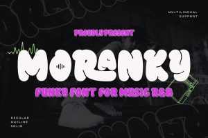 Moranky – Funky Decorative Font for Soul R&B Vibes