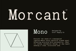Morcant Mono – Monospaced Font