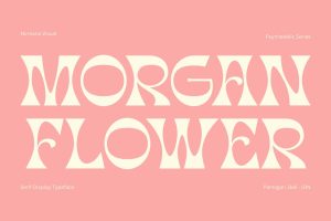 Morgan Flower – Retro Psychedelic Font