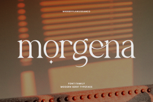 Morgena – Modern Serif Font