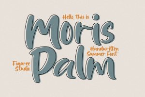 Moris Palm – Handwritten Summer Font