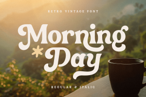Morning Day – Retro Vintage Font