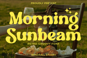 Morning Sunbeam – Retro 90s Bold Font