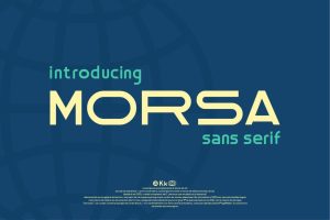 Morsa – Space font