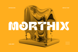 MORTHIX – Liquid Font